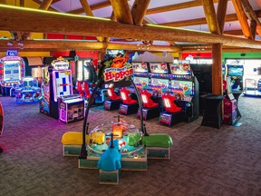 Rick and Craig Skauge, owners of Apple Creek Golf Course, have transformed the clubhouse into a family-oriented arcade.