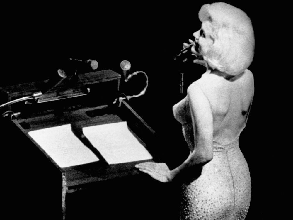 Marilyn Sings The Most Famous Rendition Of Happy Birthday To Jfk
