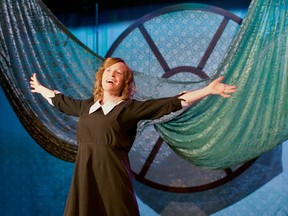 Cassia Schmidt as Maria in Rosebud Theatre's production of The Sound of Music. Courtesy, Rosebud Theatre.