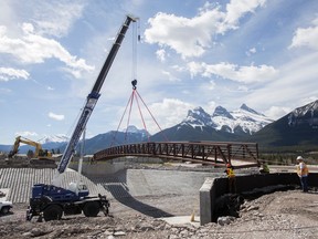 Canmore flood mitigation 2014