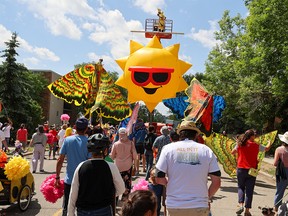 Sunnyside residents celebrated Neighbour Day with a parade and afternoon gathering in the community on Saturday, June 17, 2023. The event also was significant for the neighbourhood with the 10th anniversary of the 2013 flood that heavily damaged the community.