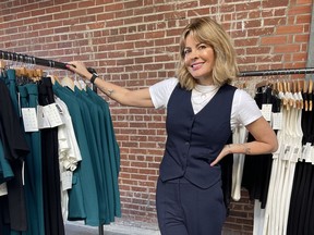 In 2020, Emma May launched Sophie Grace, a new women's clothing brand that aims to be Lululemon for the office.