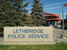 Lethbridge police headquarters