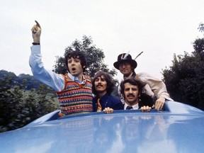 The Beatles look out of the Magical Mystery Tour coach in 1967. The band's song, All You Need Is Love, couldn't be further from the truth in investing.