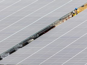 Solar panels in Calgary