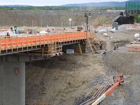 Work continues on infrastructure for the Springbank Off-stream reservoir