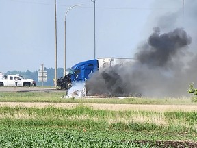 Bus crash in Manitoba