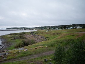 Homes in Fort Chipewyan, Alta. near Lake Athabasca on Thursday, June 15, 2023.