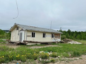 A home in St. Theresa Point First Nation in Manitoba is shown in a handout photo. The chief of a remote First Nation in northern Manitoba is proposing a national class action lawsuit against the federal government for failing to address the housing crisis on First Nations.