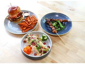 Dishes on the menu at The Lodge.