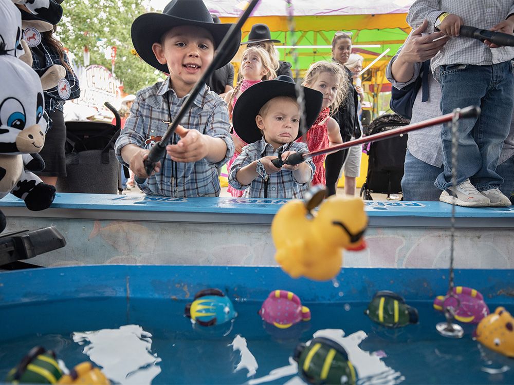 The Calgary Stampede, in photos: Pink pancakes and Kids' Day