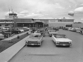 1950s Calgary airport