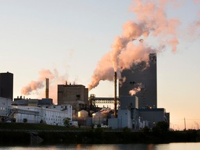 The former paper mill in Dryden, Ont., located upstream from Grassy Narrows.