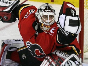 Calgary Flames set to salute Miikka Kiprusoff, raise his No. 34 to rafters