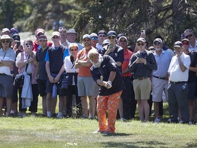 John Daly with crowd