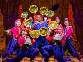 Marcus M. Martin plays Genie in Broadway Across Canada's Disney's Aladdin.
