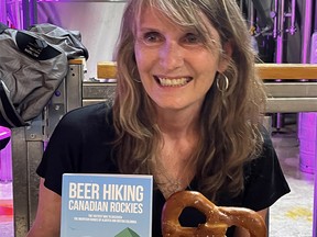 Kendall Hunter has written a new book: Beer Hiking in the Canadian Rockies.