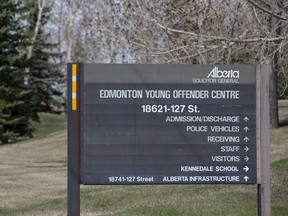 A 2015 file photo of the Edmonton Young Offender Centre.