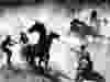 1952 Calgary Stampede wild horse race