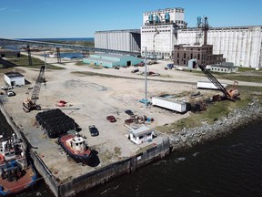 The Port of Churchill in Churchill, Manitoba is shown on Wednesday, July 4, 2018. THE CANADIAN PRESS/John Woods