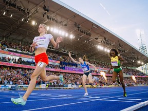 Athletes compete in the women's 800 metre final during the Commonwealth Games in Birmingham, England, in 2022.