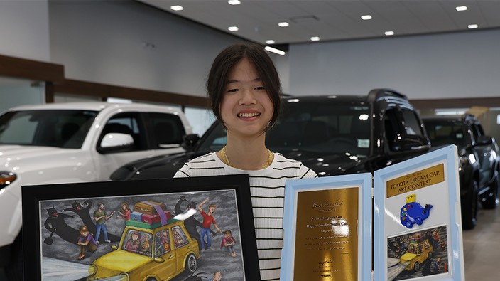Calgary girl, 11, among top 20 in Toyota global design contest
