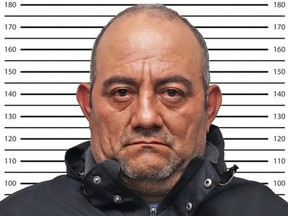 A mugshot of Colombian drug trafficker Dairo Antonio Usuga, known as Otoniel.