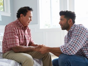 For some men, especially those who are older, caring for a loved one with a serious illness can be daunting, unfamiliar and jarring.