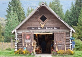 Lots of artisan shops in Crawford Bay, B.C.
