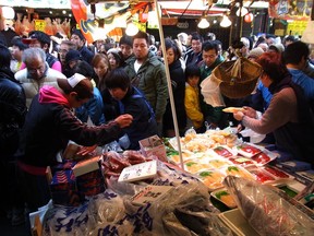 Tuna market, Tokyo