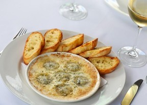 Escargots at The Continental.