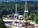 Calgary-based Eavor Technologies Inc.'s drilling operation on its new geothermal project near the town of Geretsried, Germany.