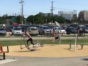 adult fitness outdoor equipment
