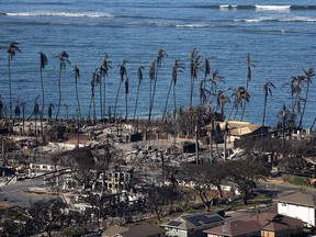 Lahaina destroyed by wildfire