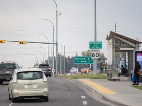 The area between McKnight Blvd and Castleridge Blvd on Falconridge Blvd N.E. was closed down after Calgary police responded to reports of a clash between around 150 people engaged in a conflict between two groups. The area was photographed the next morning on Sunday, September 3, 2023.
