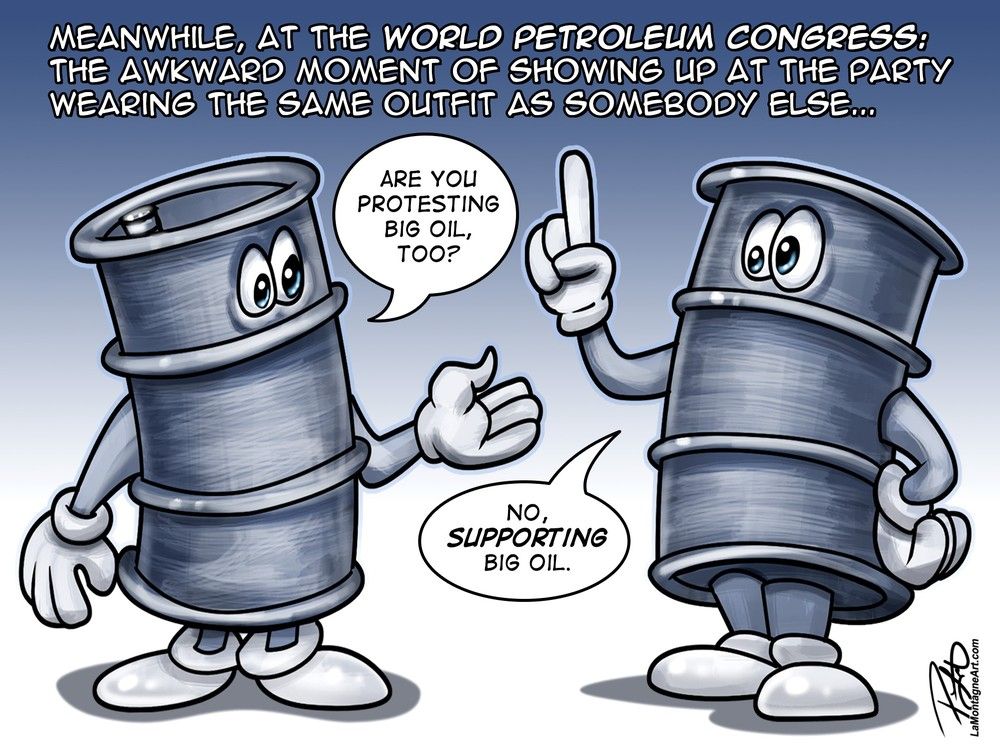 Patrick LaMontagne on oil drums