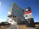 The exterior of the Calgary Cancer Centre located near Foothills Hospital is shown in Calgary on Thursday, Feb. 16.