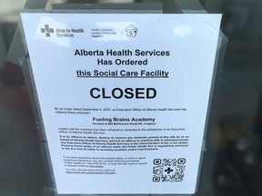 A location of Fueling Brains Academy is shown on McPherson Rd. N.E. in Calgary on Sunday, September 10, 2023.