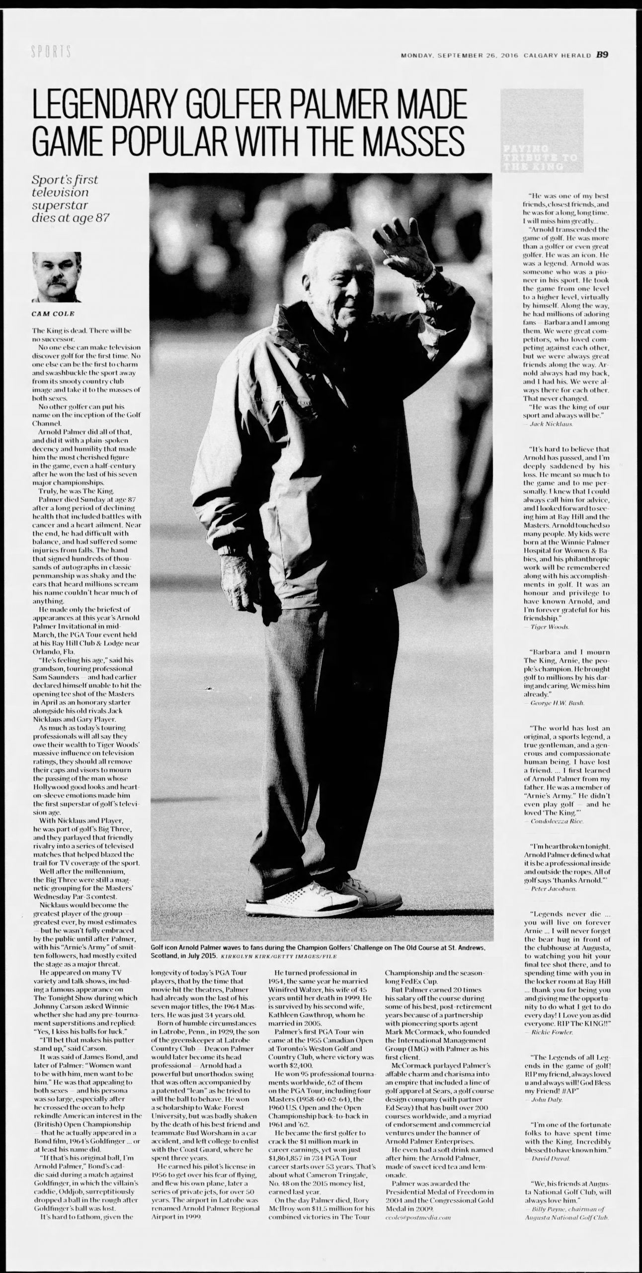 Calgary Herald, Sept. 26, 2016