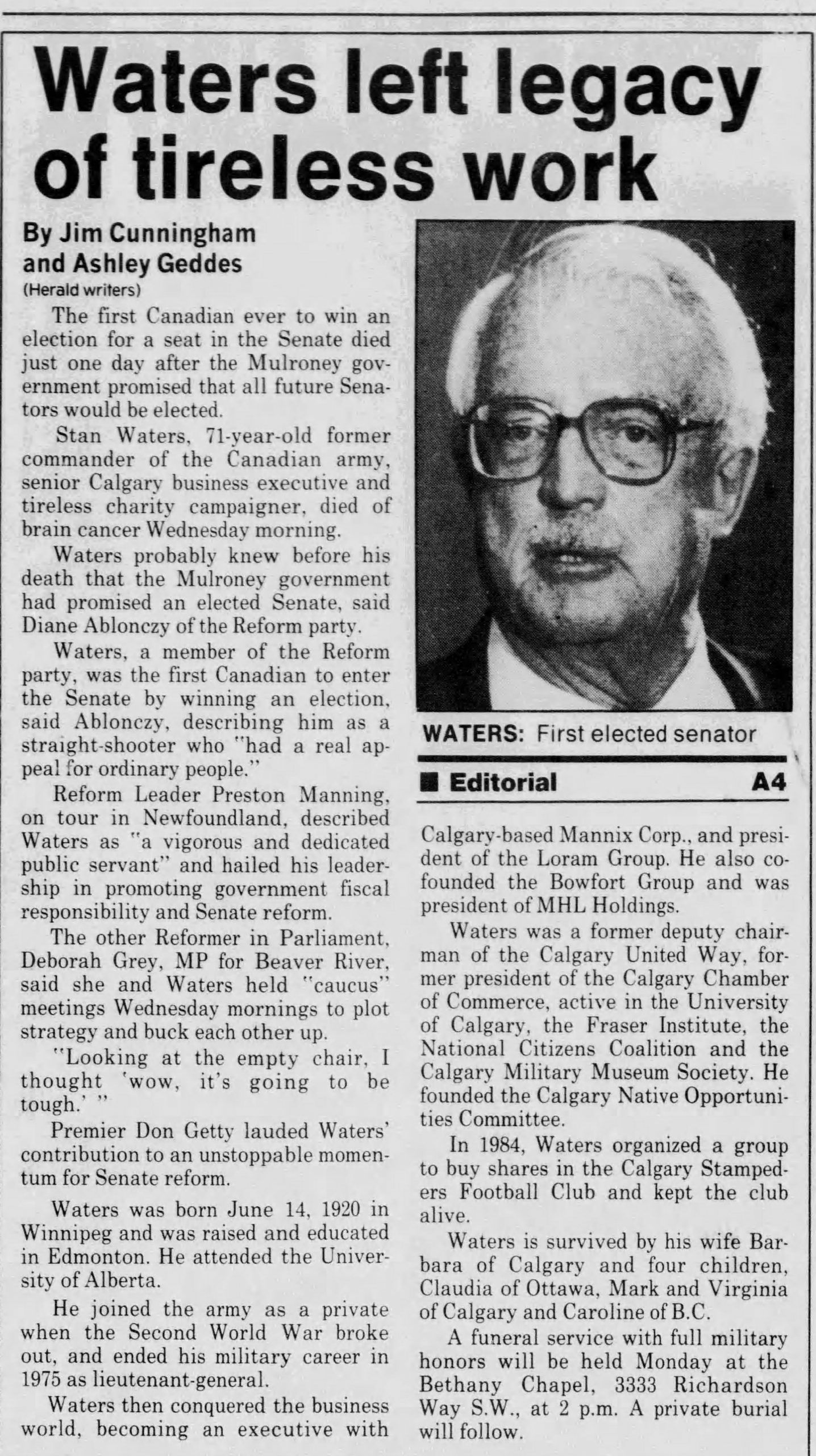 Calgary Herald, Sept. 26, 1991