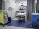 A treatment room in the emergency department at Peter Lougheed hospital is pictured in Calgary, Alta., Tuesday, Aug. 22, 2023. Alberta Health Services says there are 128 lab-confirmed cases of E. coli connected to an outbreak at several Calgary daycares.