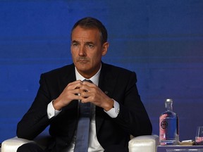 Bernard Looney, chief executive officer of BP Plc, during the Business 20 (B-20) Summit in New Delhi, India, on Saturday, Aug. 26, 2023. The B-20 is a business summit associated with the Group of Twenty (G-20) leaders' meeting, scheduled to take place in New Delhi in September.