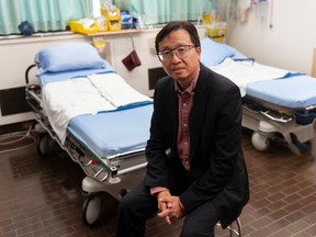 Dr. Joseph Tham at the Detwiller Pavilion at UBC Hospital.