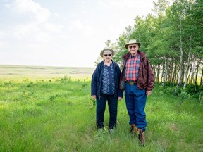 Faith and Terry Gabert who own Gabert-Meeting Creek property in central Alberta, in collaboration with the Nature Conservancy of Canada, will turn the property into a conservation project as part of a larger initiative to preserve the dwindling prairie grasslands.