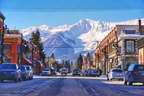 main street Fernie, BC