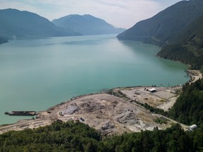 The Woodfibre LNG site