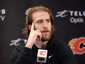 Calgary Flames defenceman Noah Hanifin