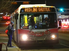 ctrain red line shuttle bus