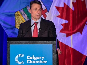 John Graham, president and CEO of CPP Investments, speaks during a Calgary Chamber of Commerce luncheon at the Westin Hotel on Tuesday, November 14, 2023.