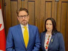 Conservative MPs Kyle Seeback and Shannon Stubbs announced in a video posted on X, formerly Twitter, that they would be putting forward a motion to the House of Commons to expand the scope of the review of the Canada-Ukraine free trade agreement to allow for increased munitions exports to Ukraine to help the country fight its war against Russia.